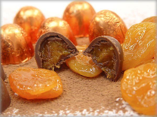Bombom de Damasco para Festa